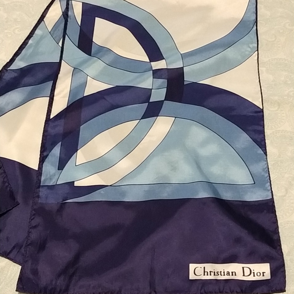 Original Christian Dior scarf geometric modern